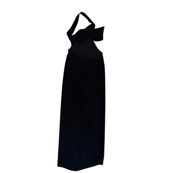 Monot Women Cutout Black Maxi gown Size IT 38 US XS 0 - Picture 3 of 12
